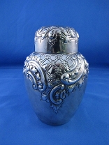 16. Sterling Tea Caddy,Stowel & Co.